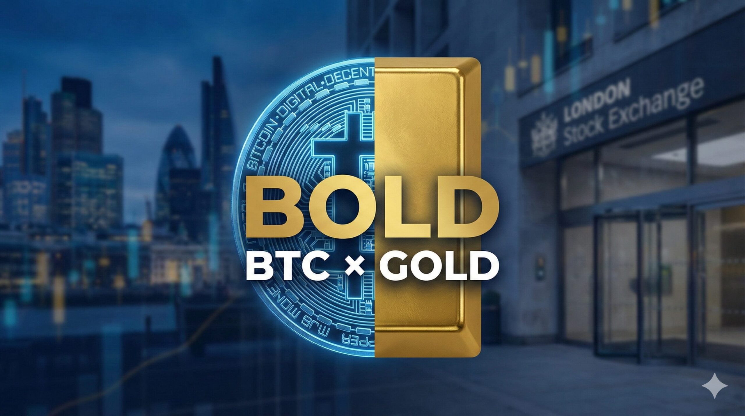 CoinNinja | ビットコインと金の複合ETP「BOLD」、ロンドン証券取引所に上場 - CoinNinja