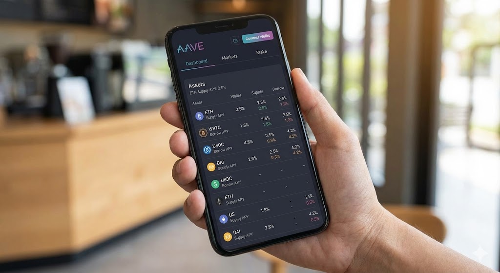 Aave DeFi レンディング プロトコル